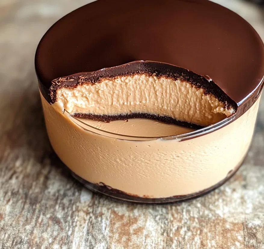Vegan Peanut Butter Mousse (with a Chocolate Ganache!)