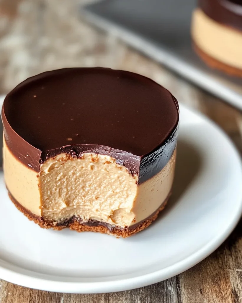 Vegan Peanut Butter Mousse (with a Chocolate Ganache!)