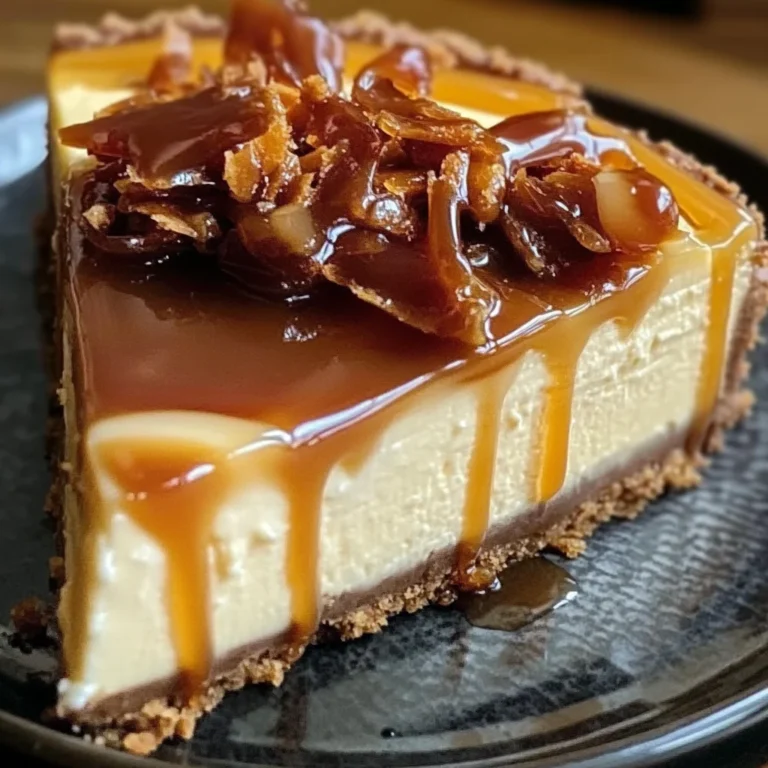 Bourbon Caramel Cheesecake
