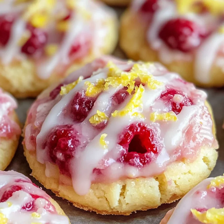 Lemon Raspberry Cookies
