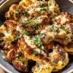 Moroccan Cauliflower with Tahini-Honey