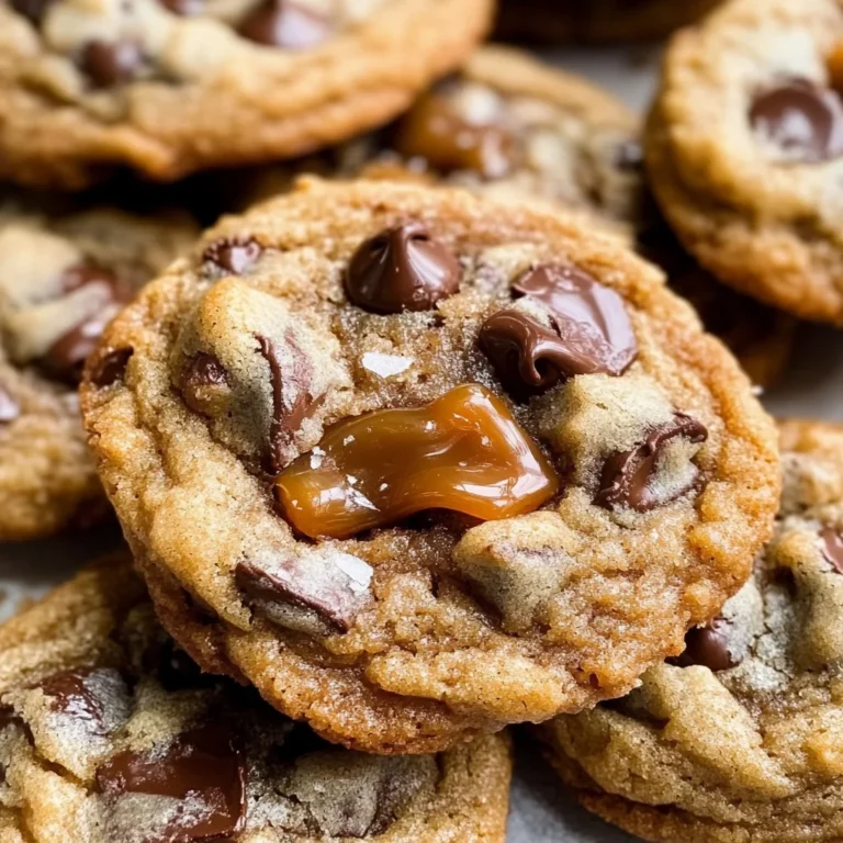 Salted Caramel Chocolate Chip Cookies