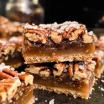 Salted Maple Pecan Pie Bars