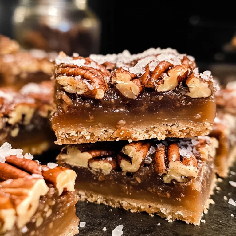Salted Maple Pecan Pie Bars