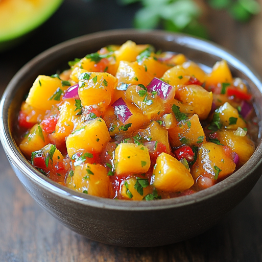 Roasted Mango-Habanero Salsa recipe